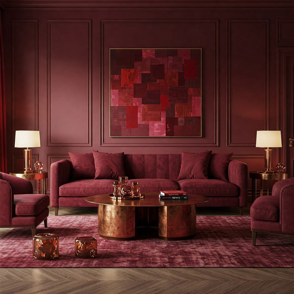 رنگ سرخابی در دکوراسیون | رنگ سرخابی در نما