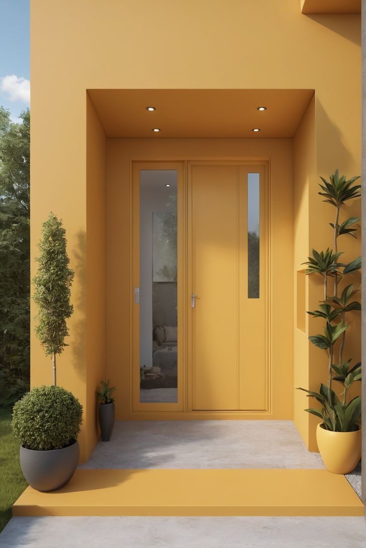 رنگ زرد در نما| رنگ زرد در دکوراسیون