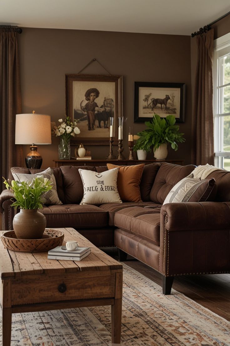 رنگ قهوه‌ای‌ در نما| رنگ قهوه‌ای‌ در دکوراسیون