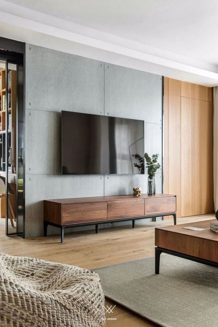 میز تلویزیون چوبی: مدل‌ها، مزایا و نکات خرید