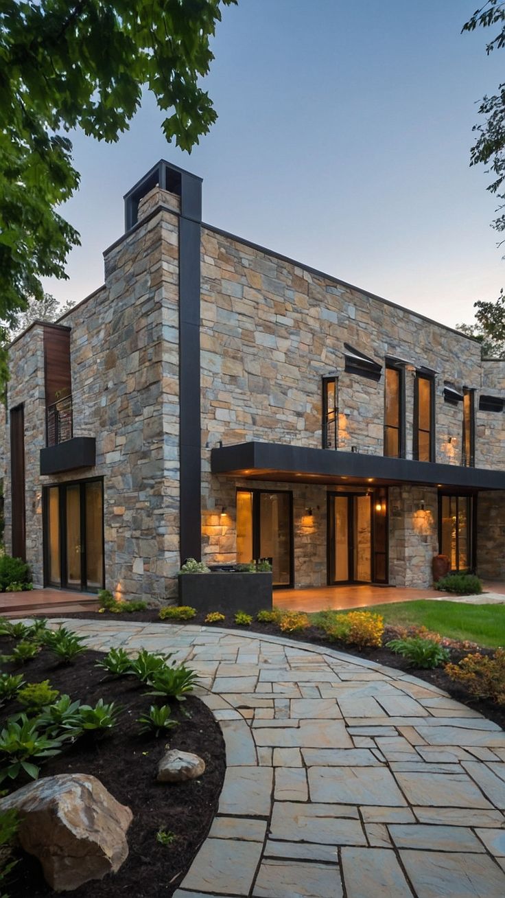 انواع سنگ نما | سنگ‌های مصنوعی و سنگ‌های طبیعی