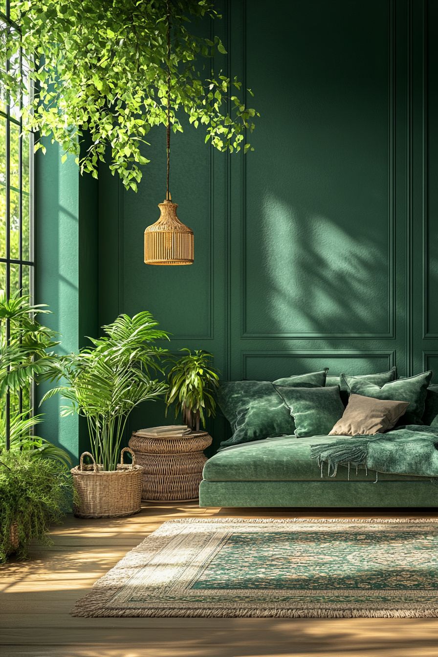 رنگ سبز در دکوراسیون