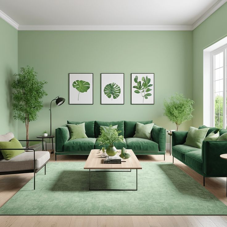 رنگ سبز در دکوراسیون