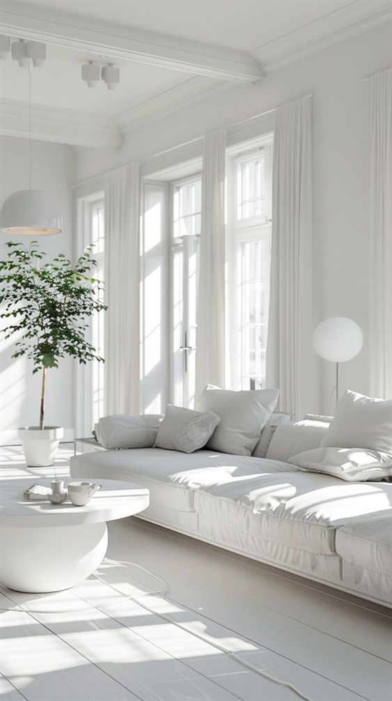 دکوراسیون سفید | تأثیرات روانی رنگ سفید