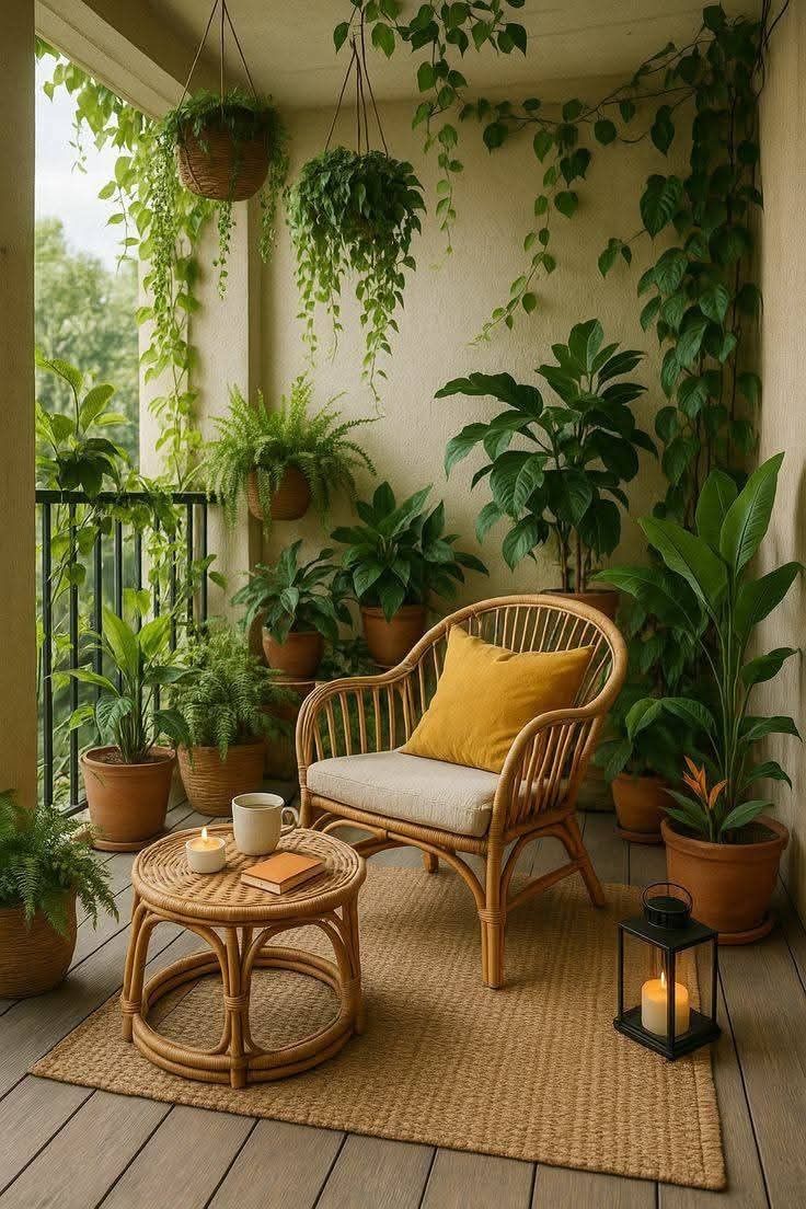 دکوراسیون تراس کوچک