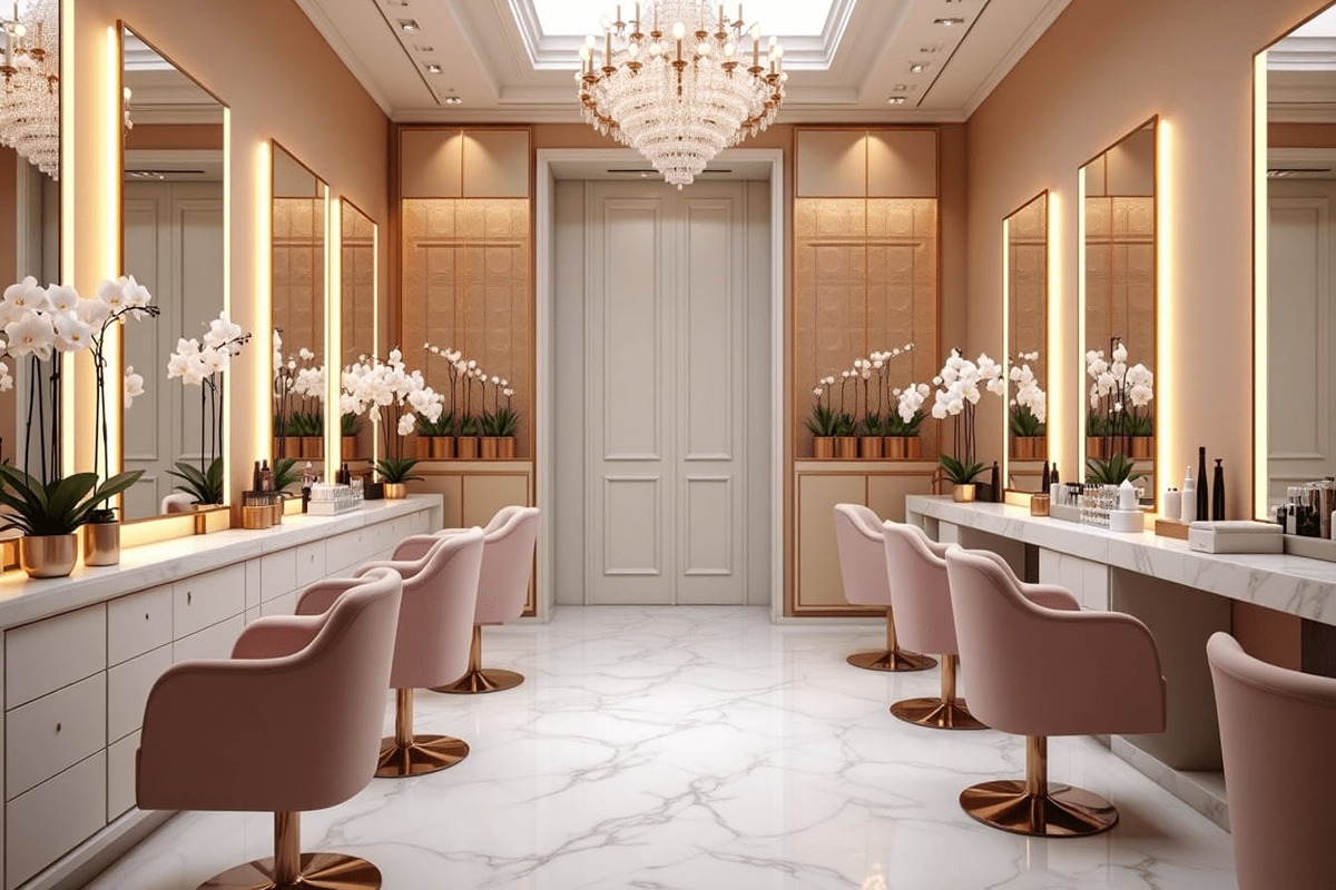 سالن آرایشگاه مینیمال