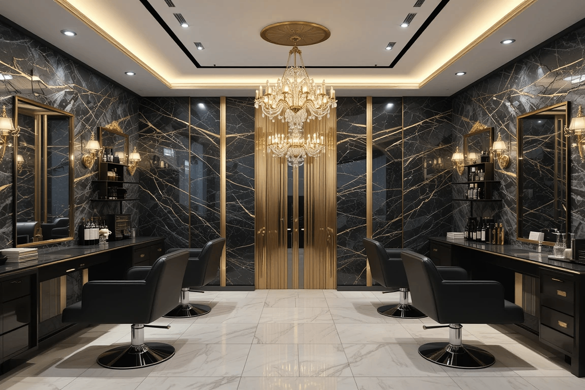 سالن آرایشگاه لوکس و مدرن