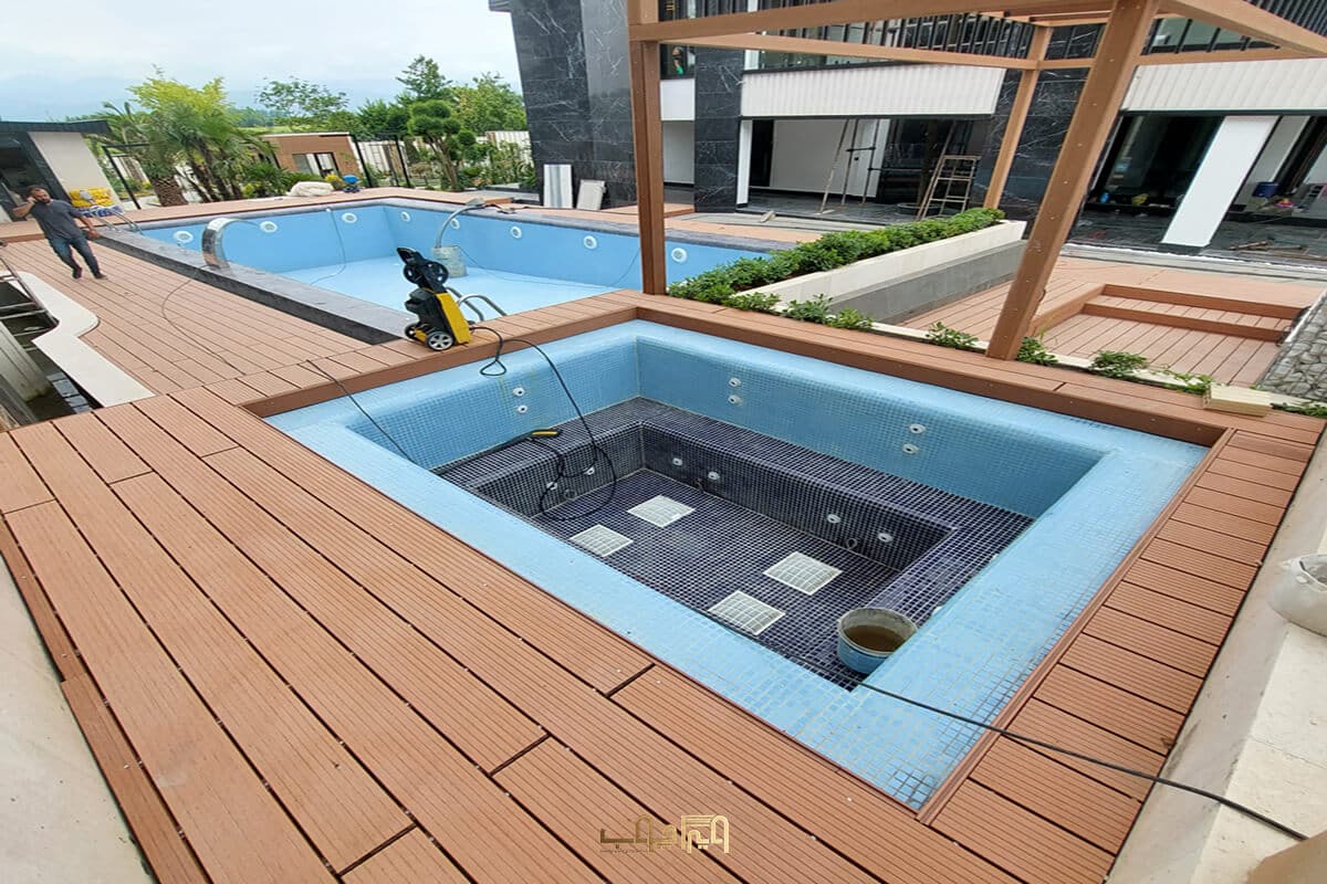 چوب پلاست مخصوص کف‌سازی و فضای باز