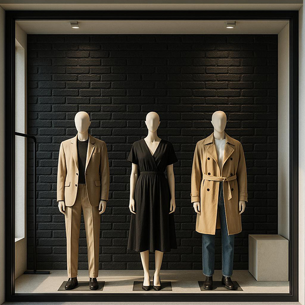 دکور داحلی با آجر مشکی