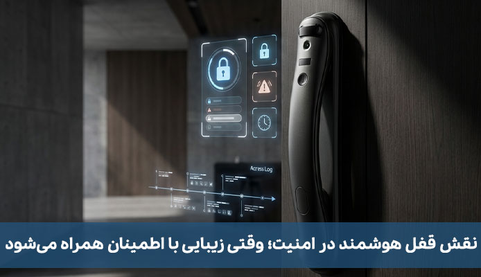 نقش قفل هوشمند در امنیت؛ وقتی زیبایی با اطمینان همراه می‌شود