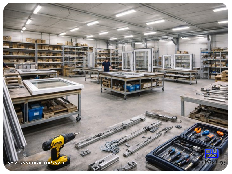 یراق آلات درب و پنجره upvc