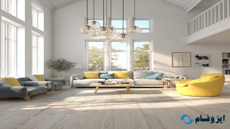 تاثیر نور در یزرگتر نشان دادن خانه