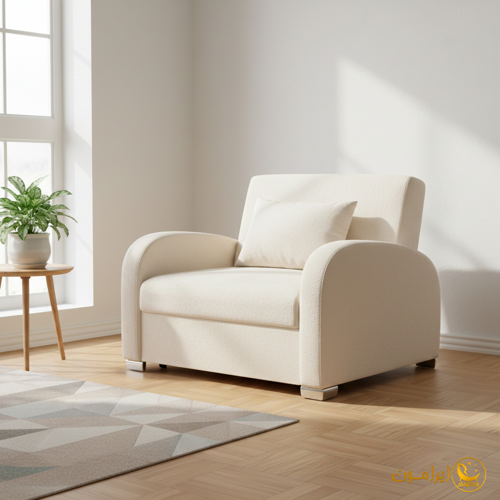 مبل تختخواب شو یک نفره آتیس ایرامون