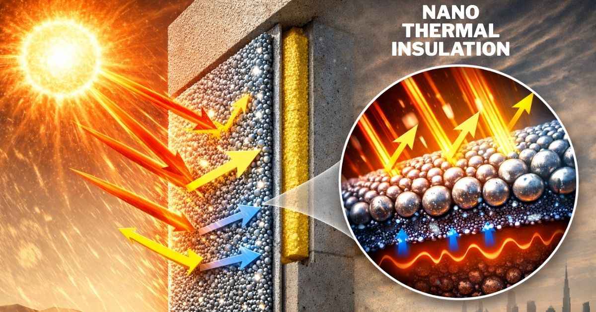 عایق نانو حرارتی با ساختار نانوفیبر برای سطوح سیمانی