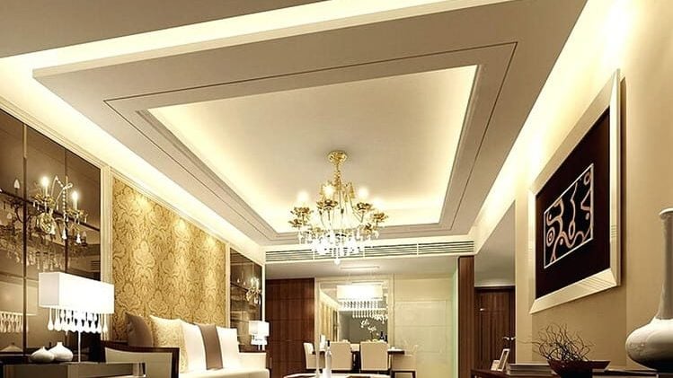 سقف کاذب ژیپسم در محیط درمانی با طراحی مدرن